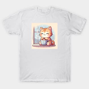 Coffee Cat Lover T-Shirt